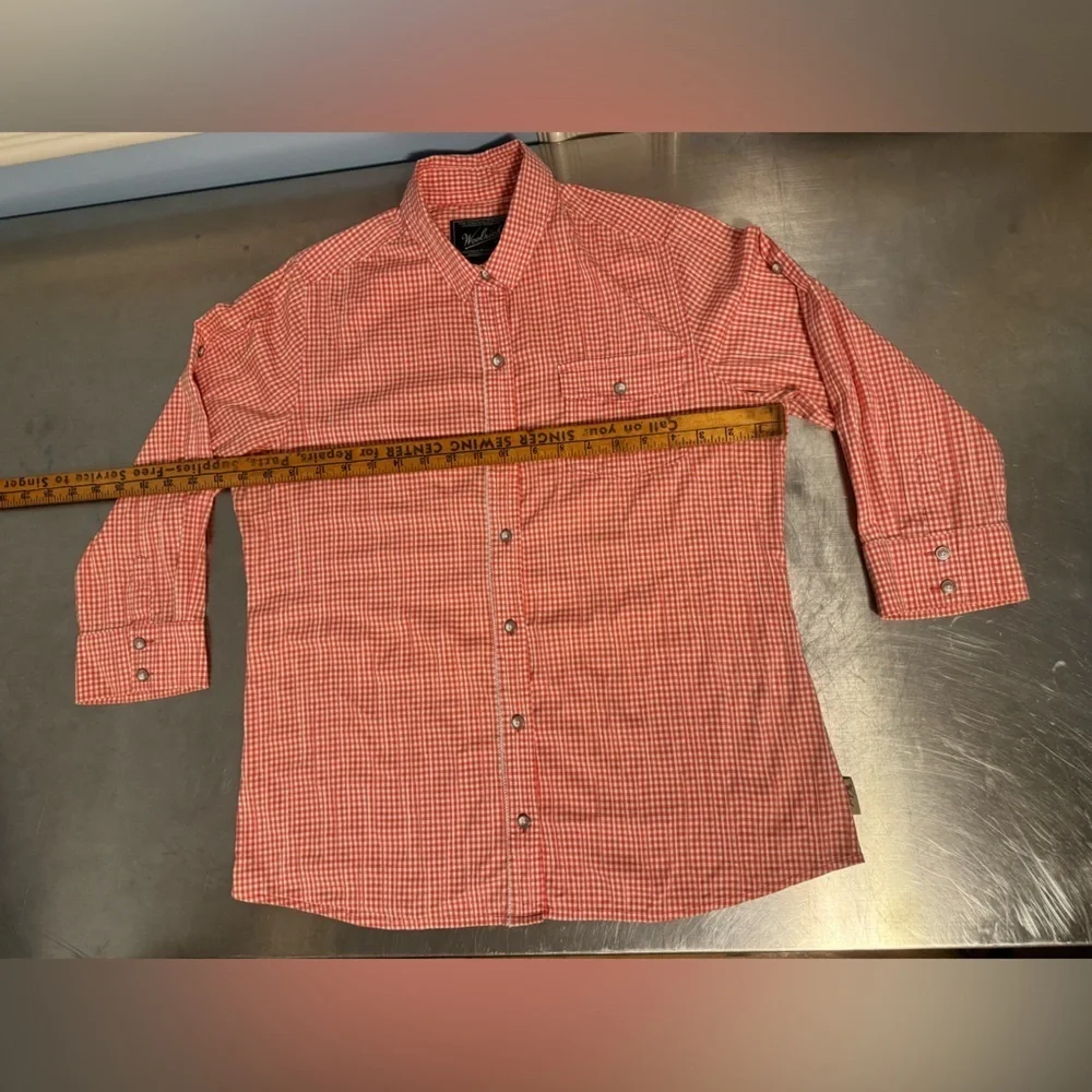 Woolrich - gingham button down shirt - Picture 5 of 13